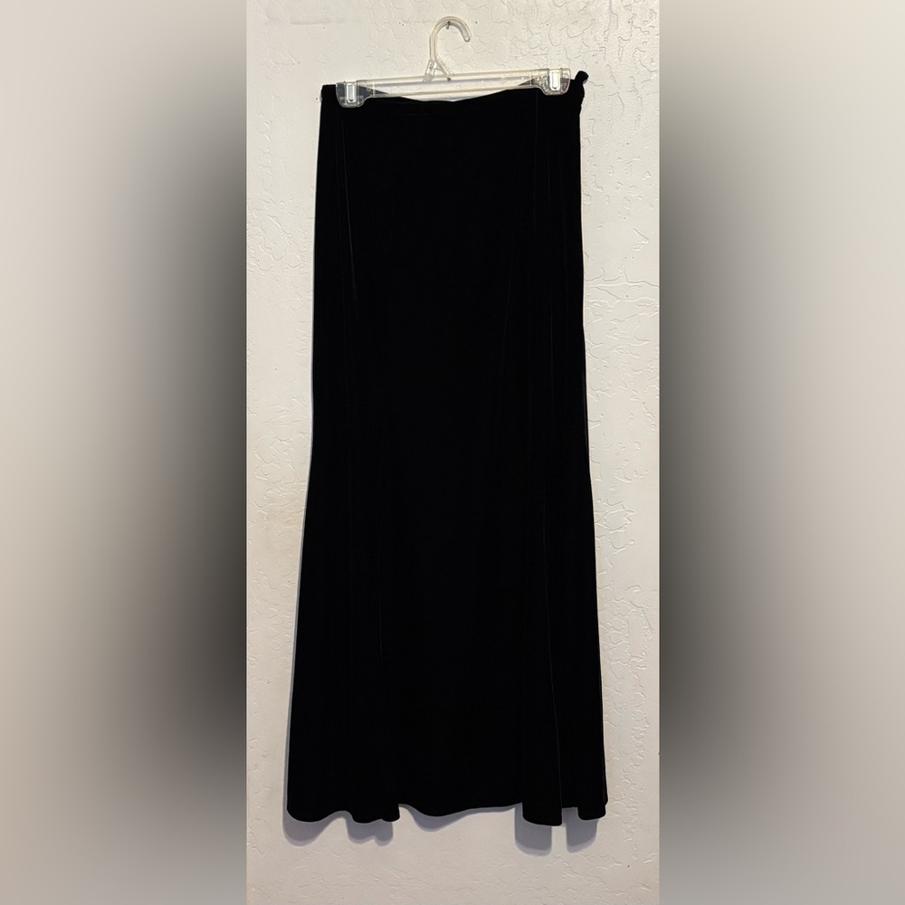 Cachet Vintage Long Velvet Skirt